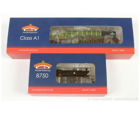Bachmann OO Gauge BR Steam Locos comprising 32-550A 4-6-2 lined apple green A1 Class No.60163 "Tornado" with British Railways