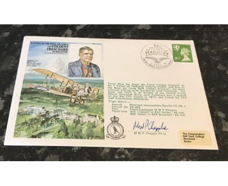 Flown and signed cover Marshal of the RAF The Viscount Trenchard of Wolfeton RAF Museum HA24 Historic Aviators cover 1978, fl
