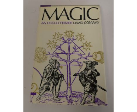 CONWAY DAVID.&nbsp;&nbsp;Magic, An Occult Primer. Frontis &amp; text illus. Orig. purple cloth backed brds. in d.w. Jonathan 