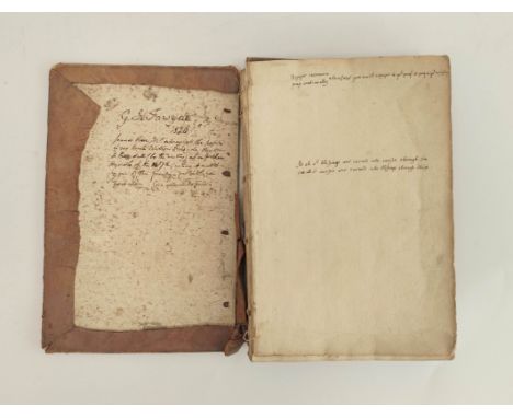 FARSYDE FAMILY (of Thorpe).&nbsp;&nbsp;Manuscript. A&nbsp;Folio vol. in poor bdgs. with many blank leaves but with about 70pp