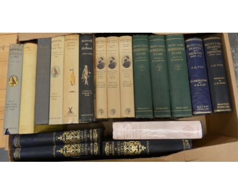 Journals, Diaries, Travels, etc.&nbsp;&nbsp;Works re. Boswell, Kilvert, H. Crabb Robinson, etc.; also Pepys correspondence.&n