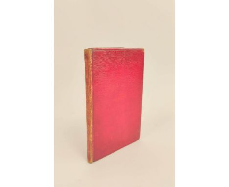 Remarkable Discovery of a Murder in England.&nbsp;Manuscript, just over 10pp in an 8vo red morocco bound notebook, in a very 
