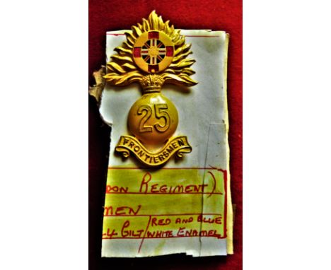 The Royal Fusiliers (City of London Regiment) 25th Battalion (Frontiersmen) army unit raised in the First World War, (Gilding