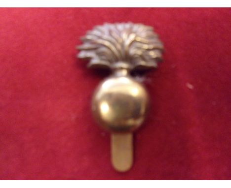 Royal Scots Greys (2nd Dragoons) Bandsman's Cap badge (Gilding-metal), slider. K&amp;K: 1890.