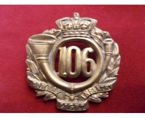 106th (Bombay Light Infantry)&nbsp;Regiment&nbsp;of Foot Glengarry and pre-Territorial era 1874-1881 Badge, K&amp;K: 583. (Br