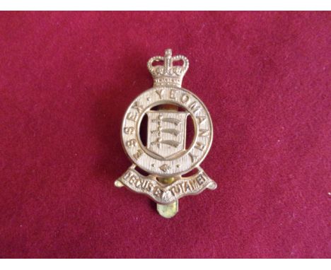 Essex Yeomanry Cap Badge (Gilding-metal), slider. K&amp;K: 2333