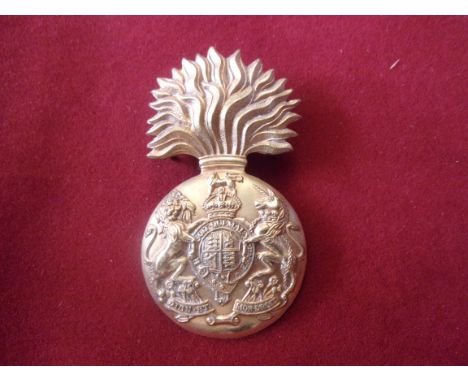 The Royal Scots Fusiliers WWI Glengarry Badge (Gilding-metal) Two lugs. K&amp;K: 620.
