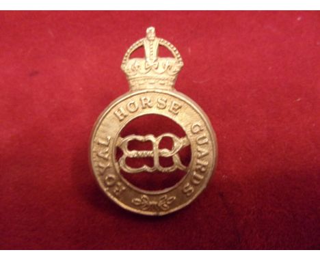 Royal Horse Guards (The Blues) Other Ranks Cap Badge EDVIII (Gilding-metal), two lugs. This variant is not listed in K&amp;K.