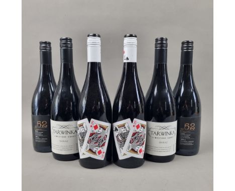 6 Bottles Red Wine to include, 2 Bottles VAT 52 Reserve 2016 Shiraz, 2 Bottles Tarwinka 2017 Shiraz and 2 Bottles Two Kings S