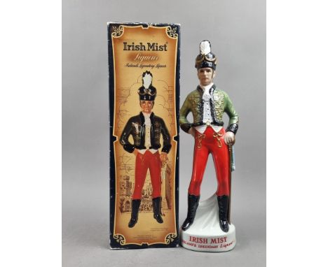 Irish Mist - Irish Soldier Decanter - Circa 1970's - Boxed and including spare stopper  Whiskey/Whisky  