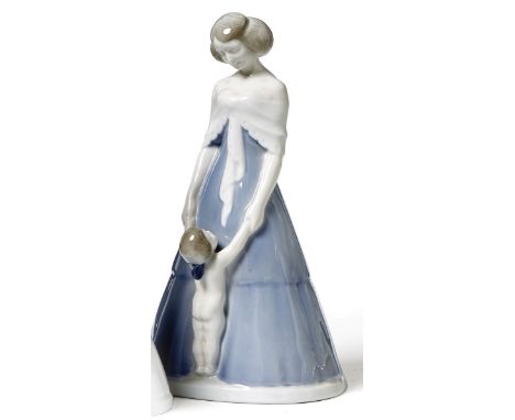 Caasmann, Albert Liebeszauber - Mädchen mit Elfe (Berlin 1886-1968 Brandenburg) Rosenthal, Kunstabteilung Stammwerk Selb, Ent