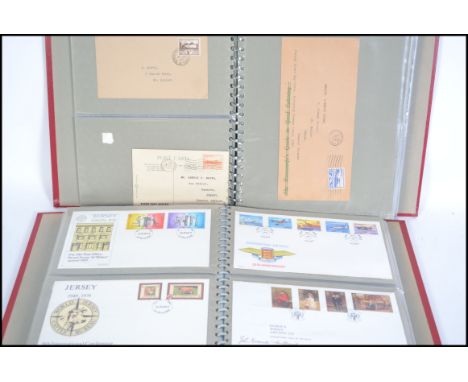 A collection of First Day / Postal covers from Jersey together with postcards etc pertaining to Jersey please see images.