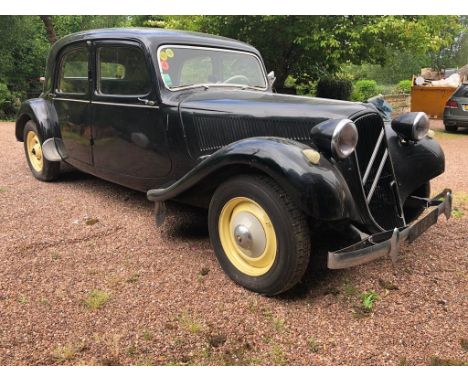 1956 Citroen 11B Light 15 French registration 4 CE 50 Imported 1990, duties paid Not UK road registered MOT certificate 1991 