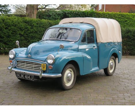 1970 Morris 1000 Pick-Up Registration  HJK 414J Chassis number 73512734240297 Engine number 10V189EL63240 9,267 recorded mile