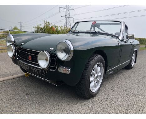 1971 Midget Mark 3Registration number XOP 987JBritish Racing green5 speed gearbox conversion9" Front disc brakes conversionAd