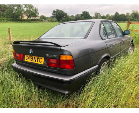 1990 BMW 535i Registration number G419 NYC Being sold without reserve One owner Black with a black leather interior Manual So