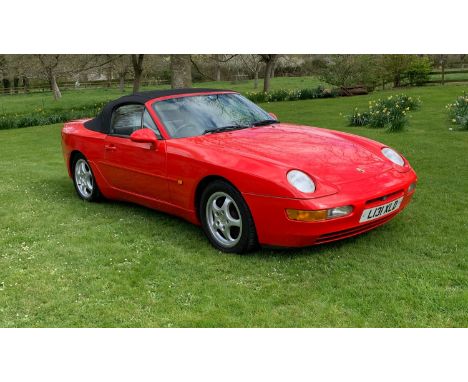 1994 Porsche 968 Cabriolet Registration number L131 XLD Chassis number WP0ZZZ6ZPS830152 Engine number 42P00566 Red with a gre