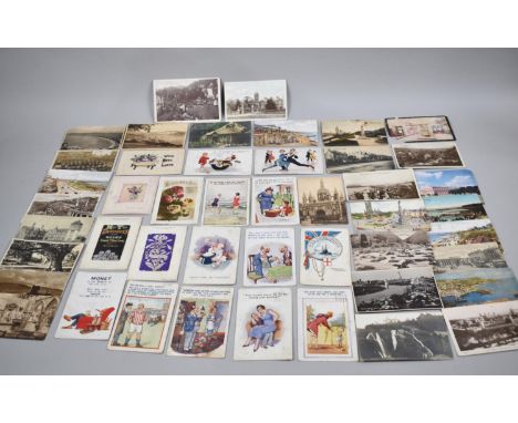 A Collection of Vintage Postcards, Mixed Subjects 