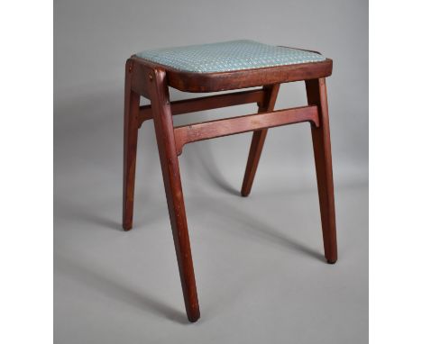 A Vintage Rectangular Topped Stool 
