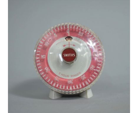 A 1950's Clockwork Cooking 'Ping' Timer by Smiths, Working Order 