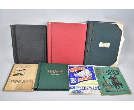 A Collection of Eight Vintage Stamp Albums 