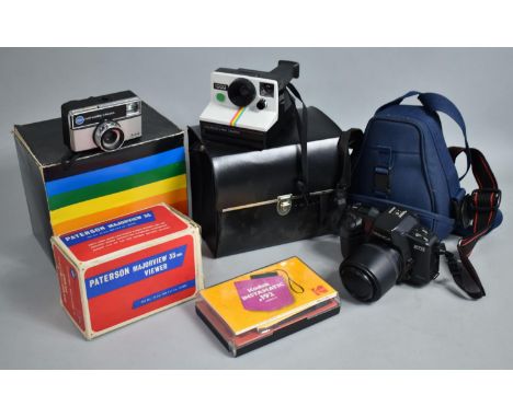A Collection of Various Cameras to comprise Polaroid, Yashica Etc 