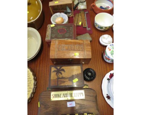 VINTAGE ITEMS INCLUDING PIPE RACK, ORNAMENTS, ETC