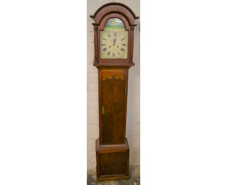 Miniature longcase clock with spring driven mechanism Ht 157cm&nbsp;