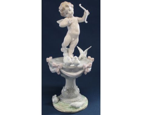 LLadro figurine "Fountain of Love", No 6458, boxed, 28cm h x 13cm w&nbsp;