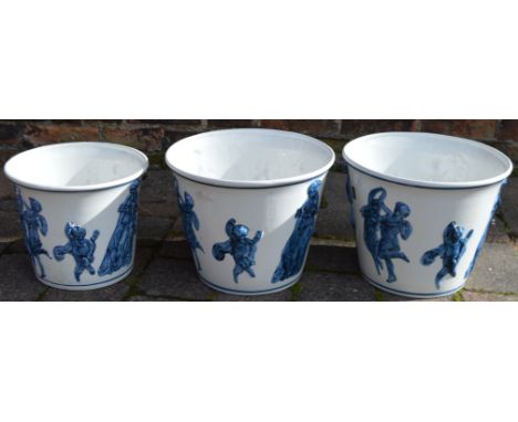 3 ceramic planters&nbsp;