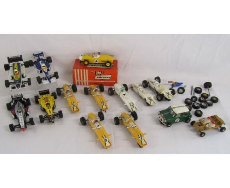 Boxed VP Raceways Formula 1 model car Lotus ref. R.61 - collection of Scalextric cars includes Jordan F1, Mika Mobil Mercedes