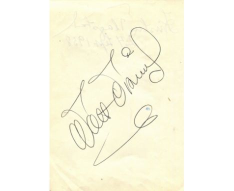 DISNEY WALT: (1901-1966) American animator, Academy Award winner. An excellent vintage bold black ink signature ('Walt Disney