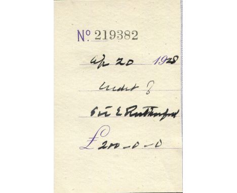 RUTHERFORD ERNEST: (1871-1937) New Zealand physicist, known as the father of nuclear physics. Small D.S., Sir E Rutherford, i