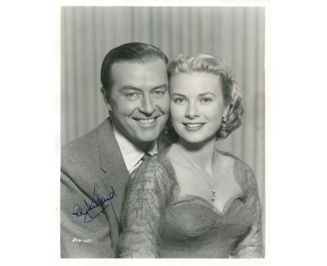 MILLAND RAY: (1907-1986) Welsh-born American actor, Academy Award winner. A good vintage signed 8 x 10 photograph of Milland 