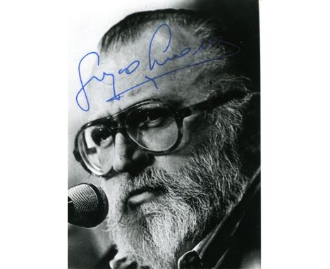 LEONE SERGIO: (1929-1989) Italian film Director. A good signed 5 x 7 photograph by Leone, the image depicting the film Direct