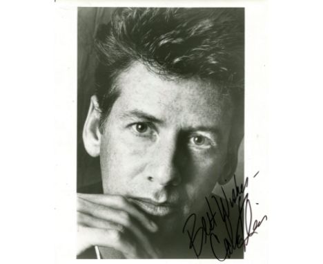 KLEIN CALVIN: (1942- ) American Fashion Designer. Signed 8 x 10 photograph by Klein, the image showing the fashion designer i