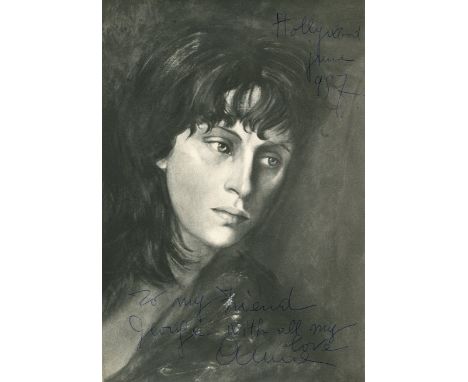 MAGNANI ANNA: (1908-1973) Italian Actress, Academy Award winner. Rare vintage signed and inscribed 6 x 8.5 photograph, the Gr