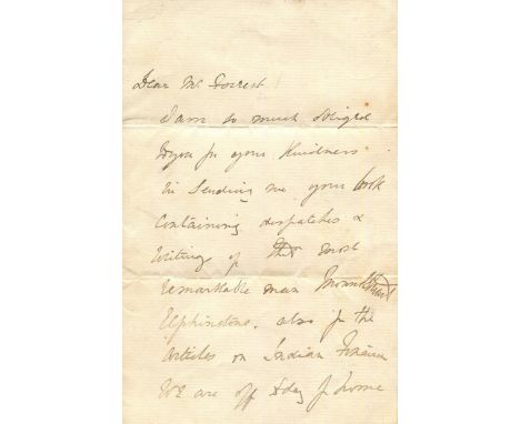 [INDIA]: CHURCHILL RANDOLPH (1849-1895) British statesman, father of Winston S. Churchill. Lord Randolph Churchill served as 