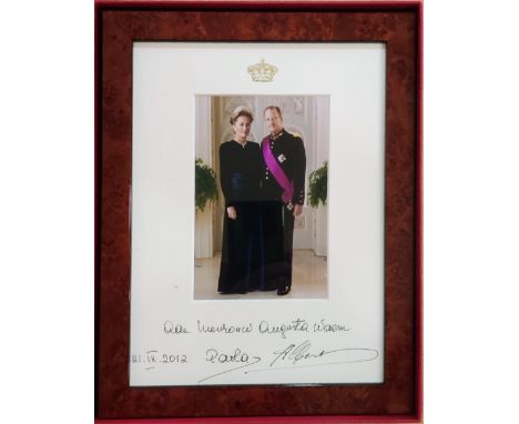 ALBERT II: (1934-&nbsp;&nbsp;&nbsp;&nbsp; ) King of the Belgians 1993-2013 &amp; PAOLA (1937-&nbsp;&nbsp;&nbsp;&nbsp; ) Queen