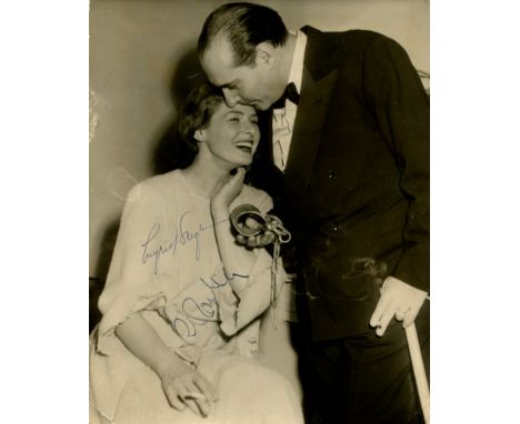 BERGMAN &amp; ROSSELLINI: BERGMAN INGRID (1915-1982) Swedish actress, Academy Award winner &amp; ROSSELLINI ROBERTO (1906-197