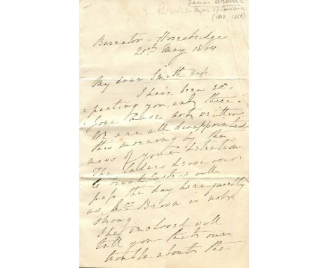BROOKE JAMES: (1803-1868) British soldier and adventurer who founded the Raj of Sarawak in Borneo and ruled as the first Whit