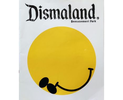 [BANKSY]: English-based street artist. An original unsigned printed folio programme for Dismaland, the art installation proje