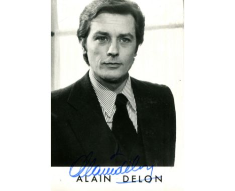 FRENCH CINEMA: A small good selection of signed postcard photographs and one 4 x 6 photograph by various French Actors and Ac