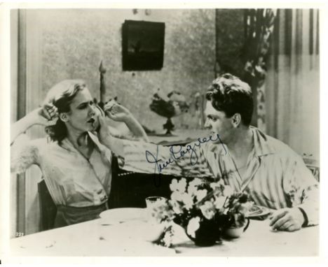 CAGNEY JAMES: (1899-1986) American actor, Academy Award winner. Signed 10 x 8 photograph of Cagney seated in a half-length po