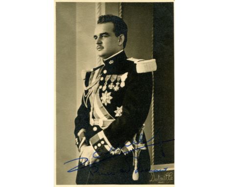 RAINIER III &amp; KELLY GRACE: RAINIER III (1923-2005) Sovereign Prince of Monaco 1949-2005 &amp; KELLY GRACE (1929-1982) Ame