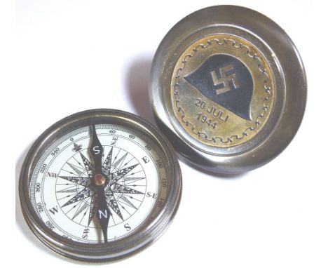 BRASS COMPASS. Brass German compass