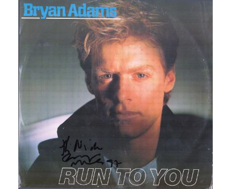 Bryan Adams signed Run To You album sleeve cover vinyl record included. Bryan Guy Adams OC OBC (born 5 November 1959) is a Ca