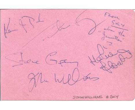 John Williams and Sky multi signed 6x4 album page. John Christopher Williams AO OBE (born 24 April 1941) is an Australian vir