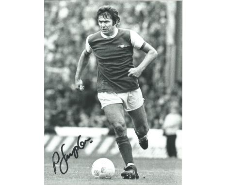Peter Simpson signed Arsenal F.C 8x6 black and white photo. Peter Frederick Simpson (born 13 January 1945) is an English form