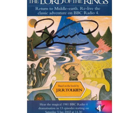 Brad Dourif signed Lord of the Rings BBC Radio 4 colour postcard. Bradford Claude Dourif born March 18, 1950) is an American 